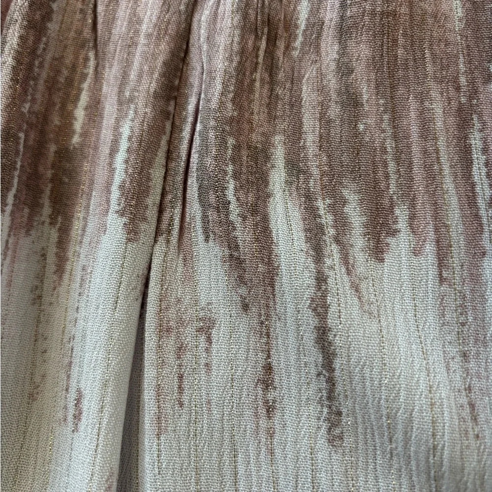 EMILY WONDER Mauve Artsy V Neck Abstract Print Tunic Top Blouse 2X New NWT - Picture 10 of 11